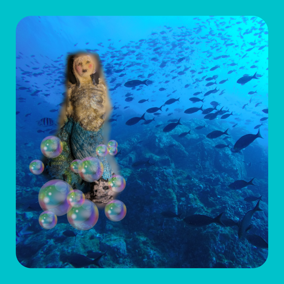 Ghostly Mermaid Bath Sparkler