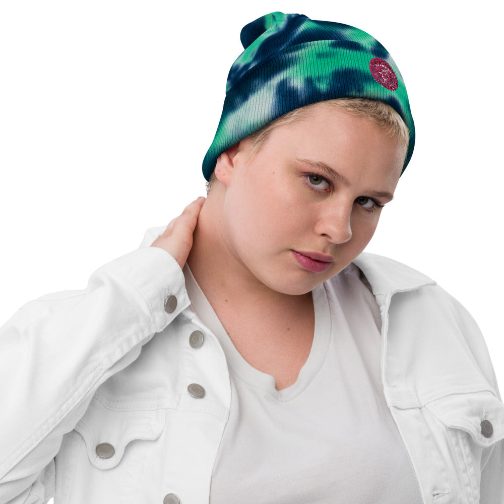Duffy's Delites Constellation Logo Tie-dye beanie