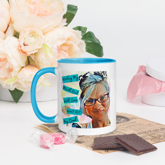 Washing My Mouth Out With Soap Won't Do Any Good, Duffy's Delites Soap Farm Mug