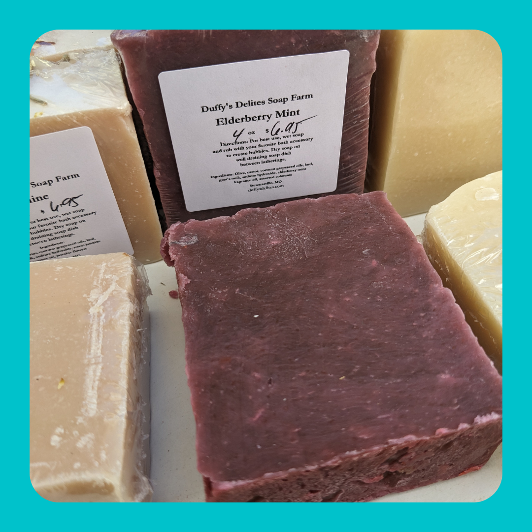 Elderberry Mint Soap Bar