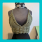 Green Lace Crocheted Top