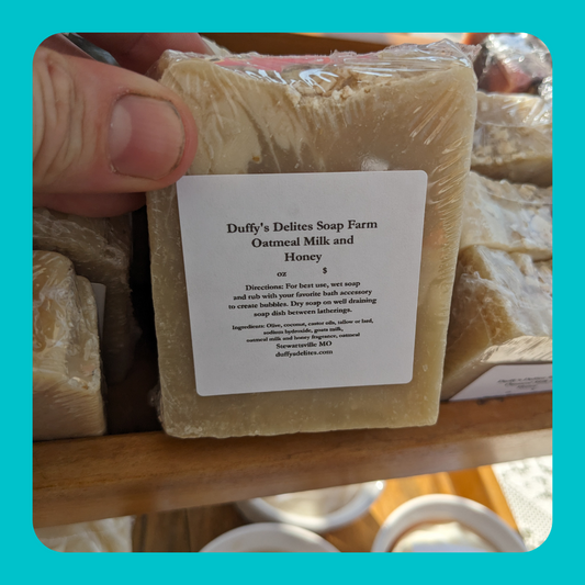 Oatmeal Milk And Honey Soap Bar