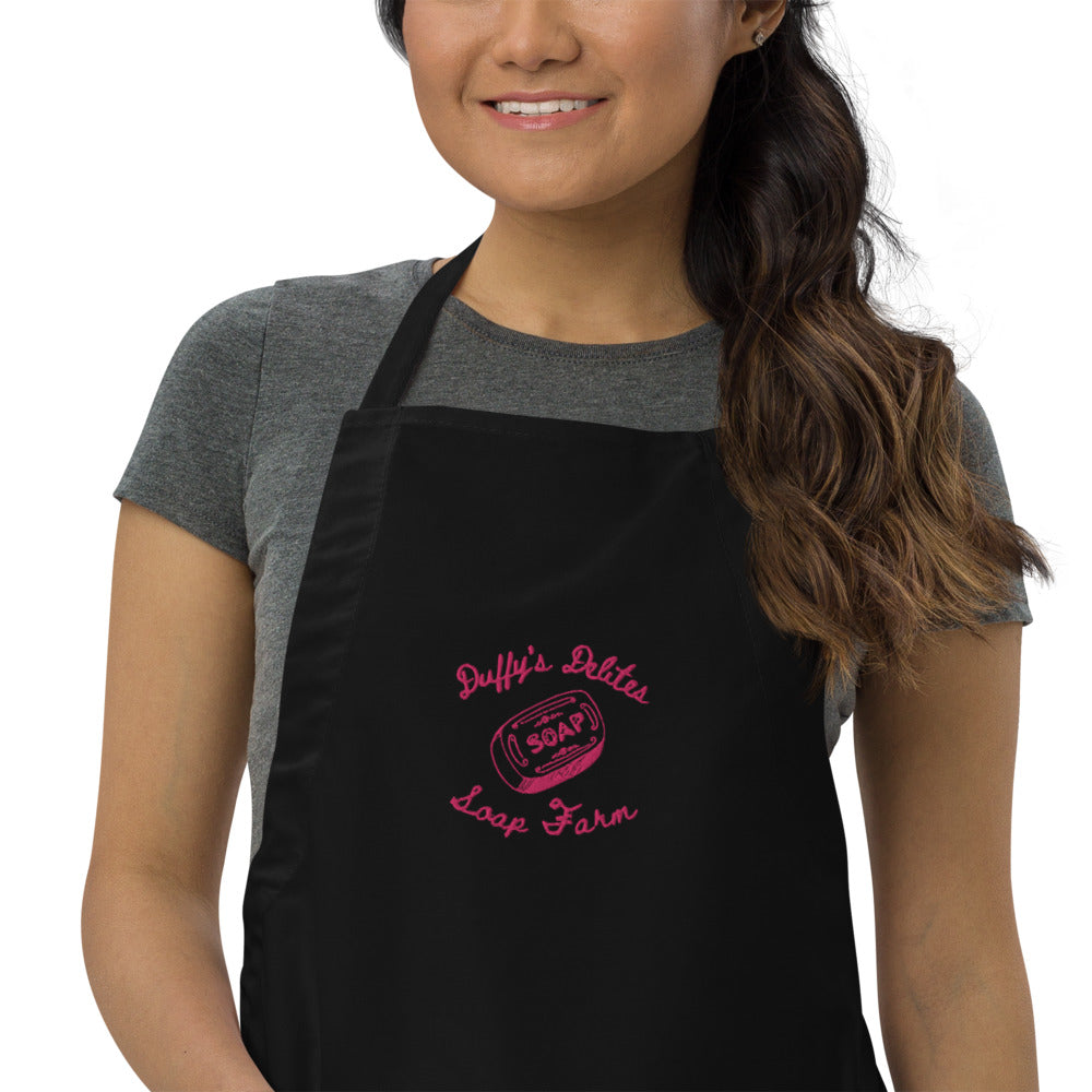 Duffy's Delites Soap Embroidered Apron